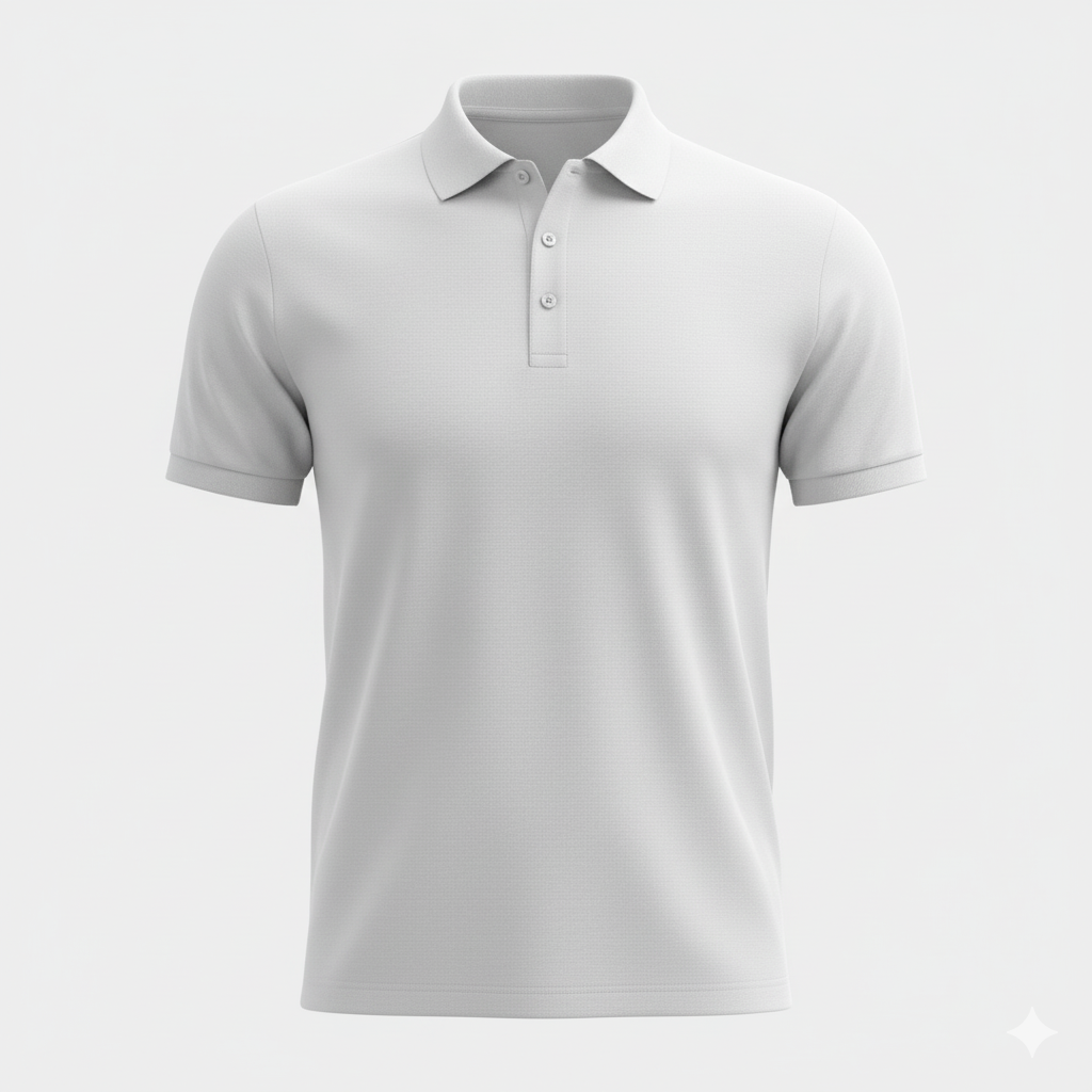 Classic Polo T-Shirt for Men – Solid Cotton, Half Sleeve Regular Fit