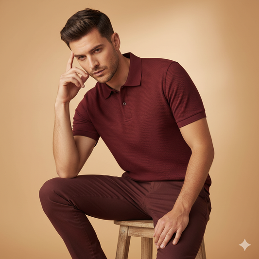 Classic Polo T-Shirt for Men – Solid Cotton, Half Sleeve Regular Fit